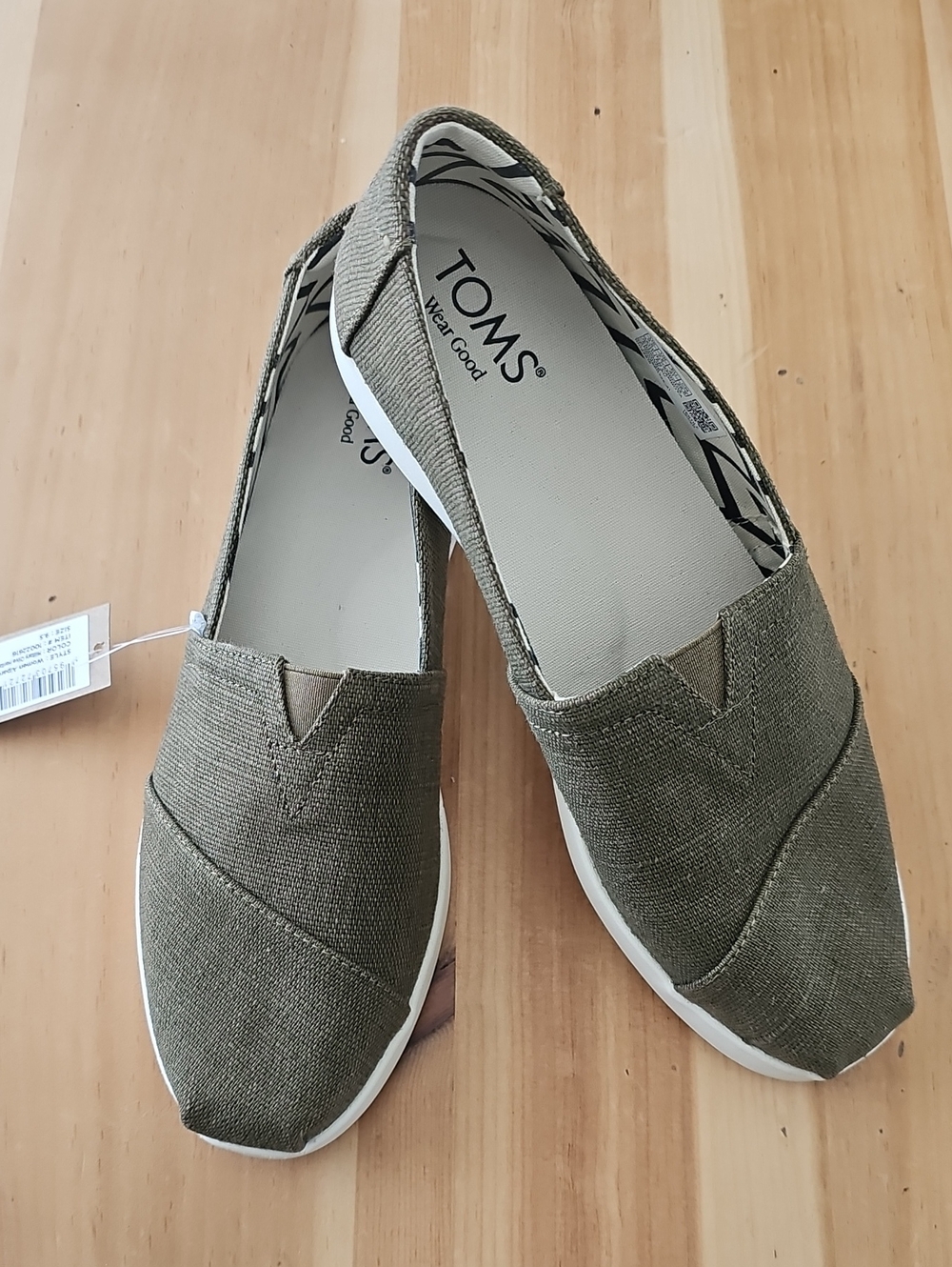 Women's Alpatgata Toms - Military Olive Heritage Canvas